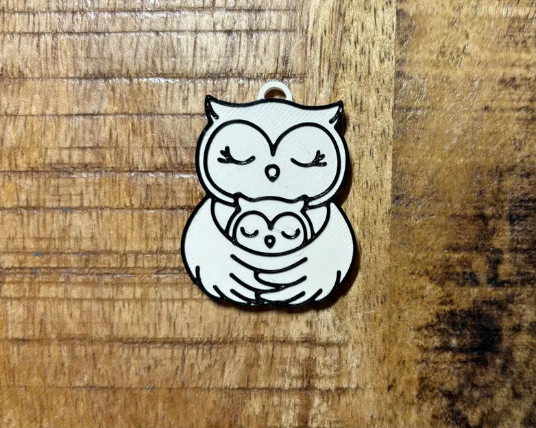 Móc Khóa Đôi Cú Mẹ Con - Quà Tặng Ngày Của Mẹ Ý Nghĩa - Image 2