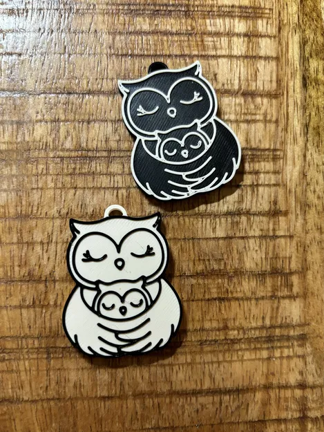 Móc Khóa Đôi Cú Mẹ Con - Quà Tặng Ngày Của Mẹ Ý Nghĩa - Image 4