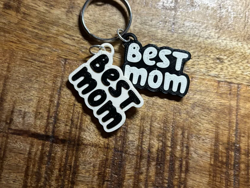 Móc Khóa "Best Mom" - Quà Tặng Ngày Của Mẹ Độc Đáo - Image 2