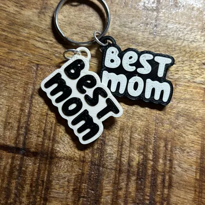 Móc Khóa "Best Mom" - Quà Tặng Ngày Của Mẹ Độc Đáo