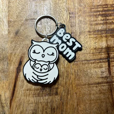 Móc Khóa "Best Mom" - Quà Tặng Ngày Của Mẹ Độc Đáo