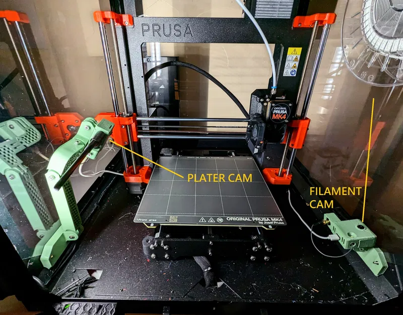 Tay đỡ camera cho Prusa Enclosure (Prusa Enclosure Camera Arm) - Image 1