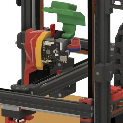 Voron 2.4 - Stealthburner 3DO nozzle cam, LGX Lite, BTT SB2209, umbilical mod