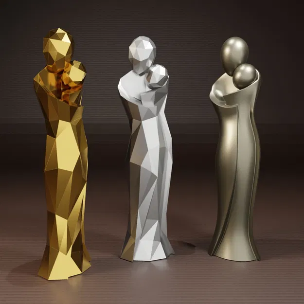 Tượng Ngày của Mẹ Low Poly (không socket) - Image 1