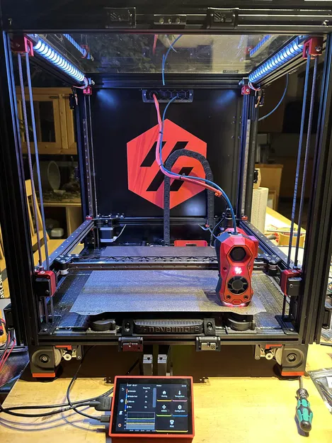 Voron 2.4 - Stealthburner 3DO nozzle cam, LGX Lite, BTT SB2209, umbilical mod - Image 14