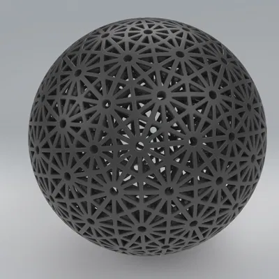 Quả bóng lattice 3D “Crazy 3D lattice ball”