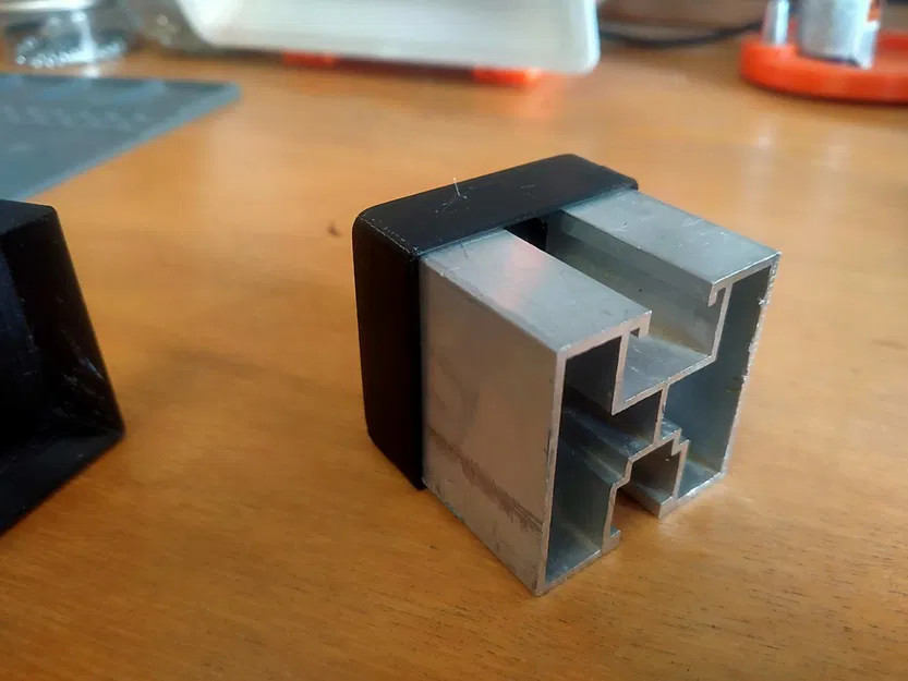 Nắp Chụp Đầu Thanh Ray Nhôm 40x40mm Cho Tấm Pin Mặt Trời - Image 2