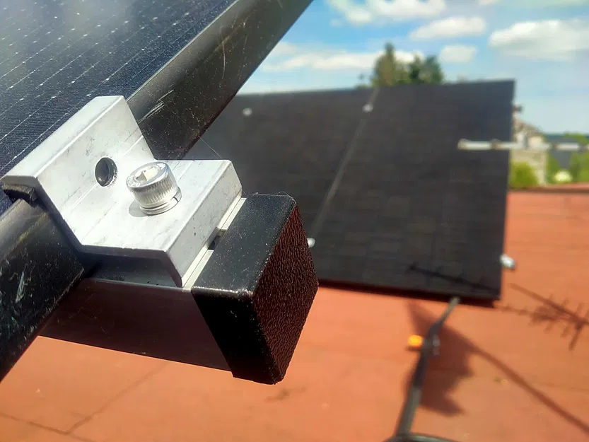 Nắp Chụp Đầu Thanh Ray Nhôm 40x40mm Cho Tấm Pin Mặt Trời - Image 5