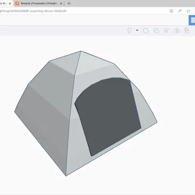Mô Hình Lều Mini 3D - Đồ Trang Trí Bàn Làm Việc Sáng Tạo