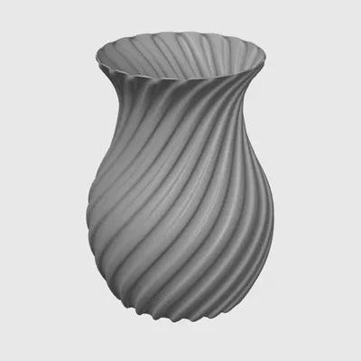 Bình Hoa Xoắn 3D - In Nhanh Với Vase Mode