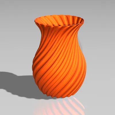 Bình Hoa Xoắn 3D - In Nhanh Với Vase Mode