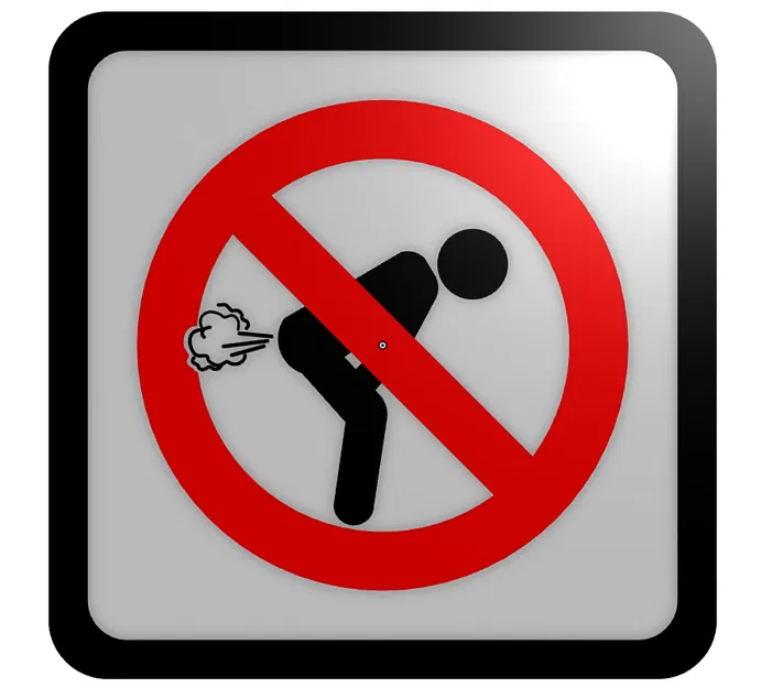 Bảng Cấm Xì Hơi (No Farting Sign) - Image 1