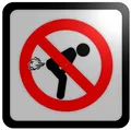 Bảng Cấm Xì Hơi (No Farting Sign) - Thumbnail 1