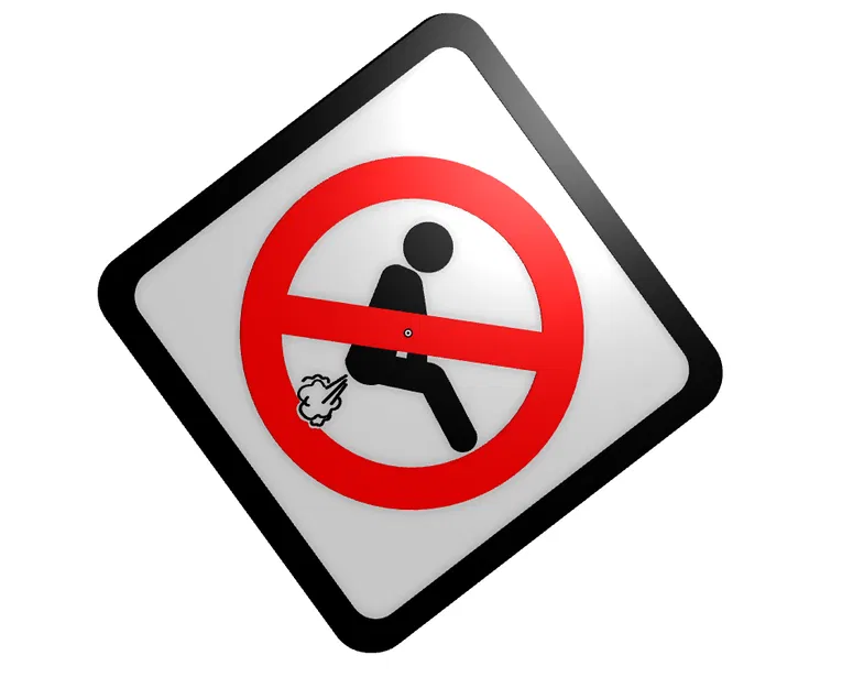Bảng Cấm Xì Hơi (No Farting Sign) - Image 2