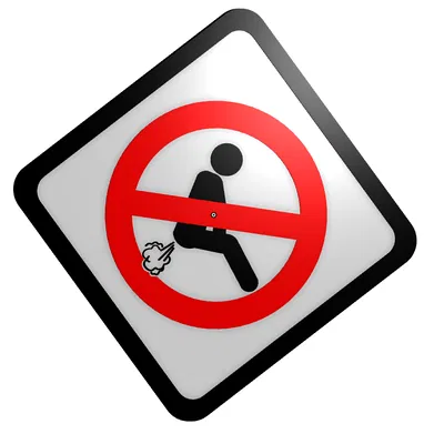 Bảng Cấm Xì Hơi (No Farting Sign)