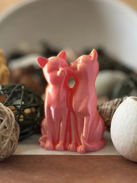 Hai Mèo Yêu Thương (Two Loving Cats) - Image 1