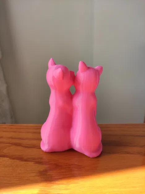 Tượng Hai Chú Mèo Âu Yếm Mượt Mà - Trang Trí và Quà Tặng Ý Nghĩa - Image 2