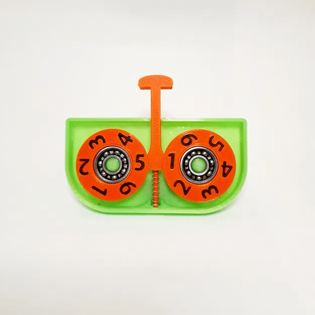 AUTO-DICE, cỡ bỏ túi – xúc xắc cơ khí (Mechanical Dice) in 3D - Image 4