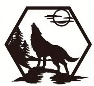 Bộ 4 Khung Trang Trí Hình Thú Rừng Độc Đáo - Image 2