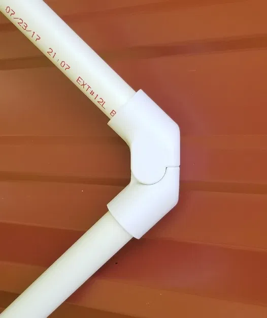 Góc bản lề MultiGP cho cổng PVC (gập gọn khi vận chuyển) - Image 1