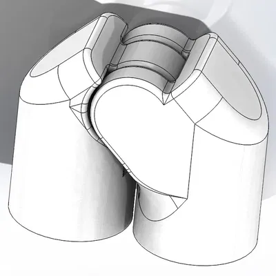 Góc bản lề MultiGP cho cổng PVC (gập gọn khi vận chuyển)