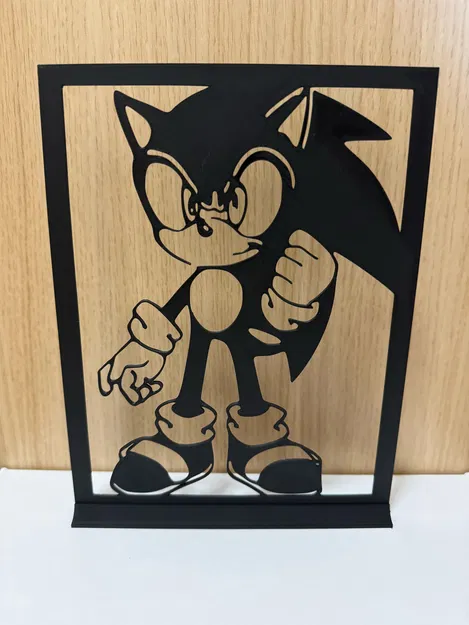 Mô Hình Sonic 3D - Trang Trí Phòng Theo Phong Cách Game Thủ - Image 1