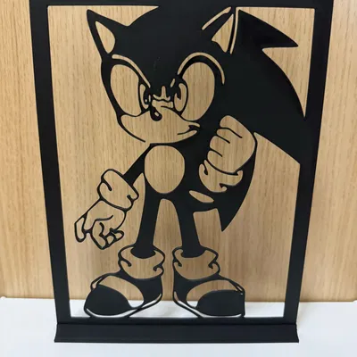 Mô Hình Sonic 3D - Trang Trí Phòng Theo Phong Cách Game Thủ