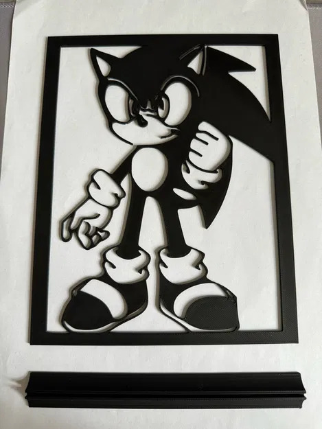 Mô Hình Sonic 3D - Trang Trí Phòng Theo Phong Cách Game Thủ - Image 2