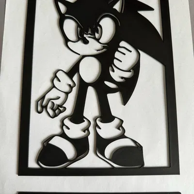 Mô Hình Sonic 3D - Trang Trí Phòng Theo Phong Cách Game Thủ