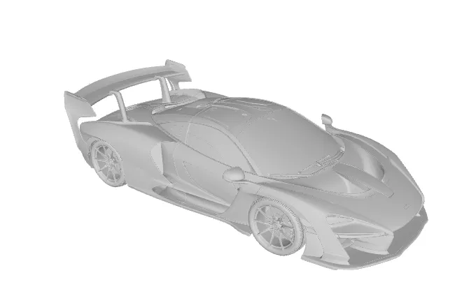 Mô Hình 3D Xe McLaren Senna Chi Tiết - Image 1