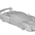 Mô Hình 3D Xe McLaren Senna Chi Tiết - Thumbnail 1