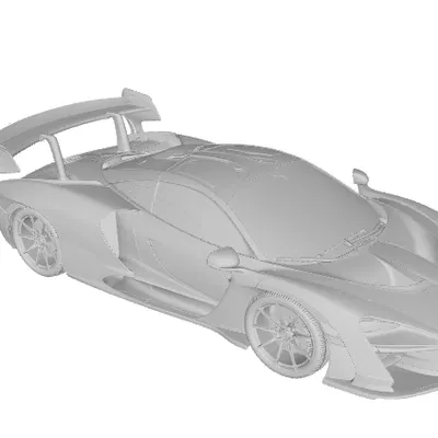 Mô Hình 3D Xe McLaren Senna Chi Tiết