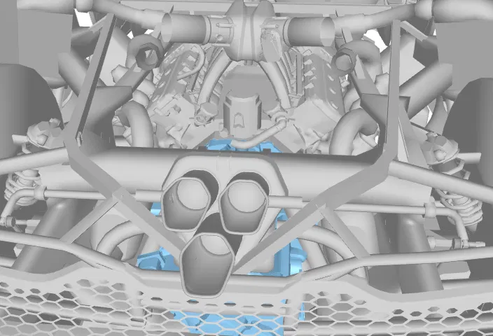 Mô Hình 3D Xe McLaren Senna Chi Tiết - Image 3