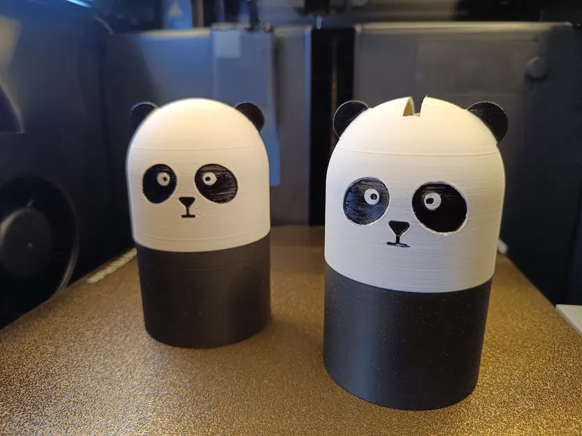 Heo Đất Panda 3D In Dễ Dàng - Hộp Tiết Kiệm Ngộ Nghĩnh - Image 1