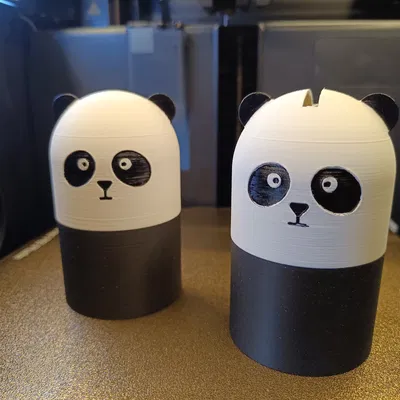 Heo Đất Panda 3D In Dễ Dàng - Hộp Tiết Kiệm Ngộ Nghĩnh