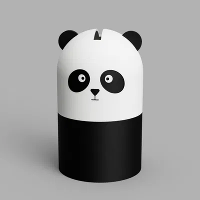 Heo Đất Panda 3D In Dễ Dàng - Hộp Tiết Kiệm Ngộ Nghĩnh