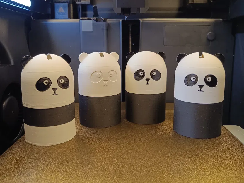 Heo Đất Panda 3D In Dễ Dàng - Hộp Tiết Kiệm Ngộ Nghĩnh - Image 3