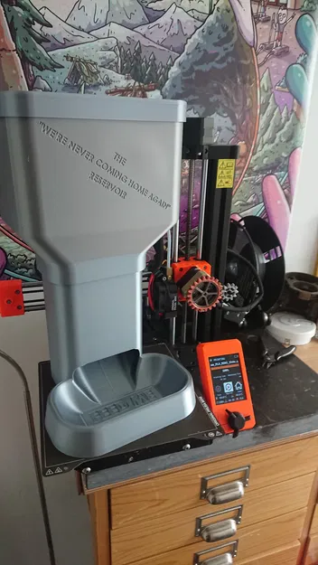 Máng ăn tự động cho mèo / bộ nhả thức ăn (không dùng điện) - Image 4