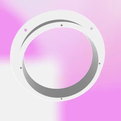 Vòng Đệm Lắp Loa Ô Tô 3D - Cho Xe VW Polo (5 1/4" - 6 1/2")