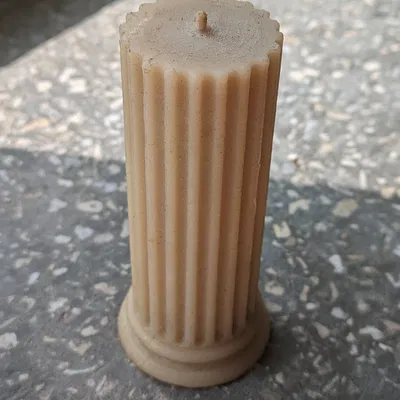Khuôn nến cột cổ (Ancient column candle mold)