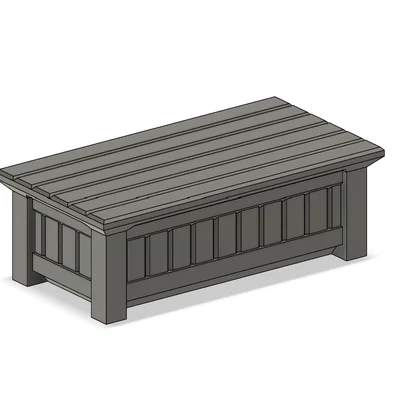 Bàn Trà Ngoài Trời Tỷ Lệ 1:64 Siêu Chi Tiết