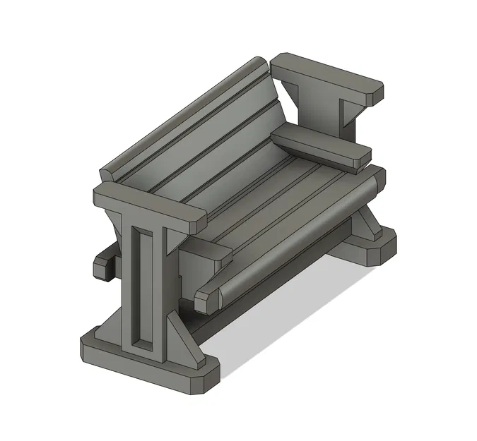 Ghế Xích Đu Ngoài Trời Tỉ Lệ 1:64 Cho Mô Hình - Image 1