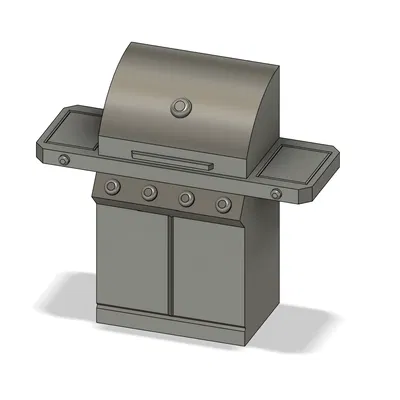 Vỉ nướng BBQ Tỉ lệ 1:64 - Mô hình trang trí cảnh quan