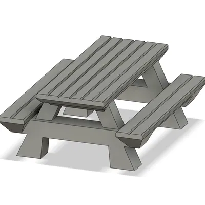 Bàn Tiệc Picnic Tỷ Lệ 1:64 Cho Mô Hình Thu Nhỏ