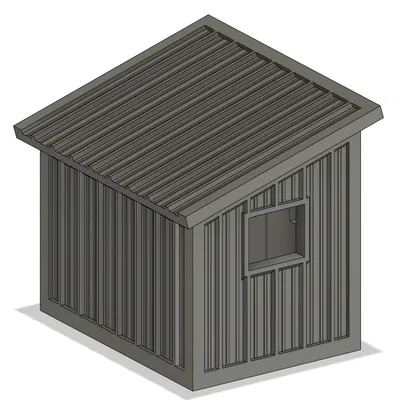 Chuồng Gà Mini 1:64 – Mô Hình Trang Trí Đáng Yêu