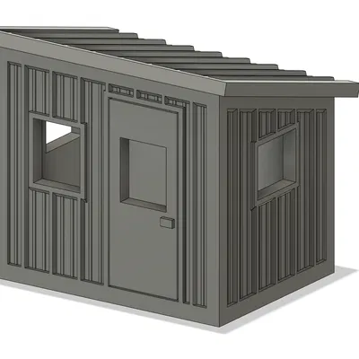 Chuồng Gà Mini 1:64 – Mô Hình Trang Trí Đáng Yêu