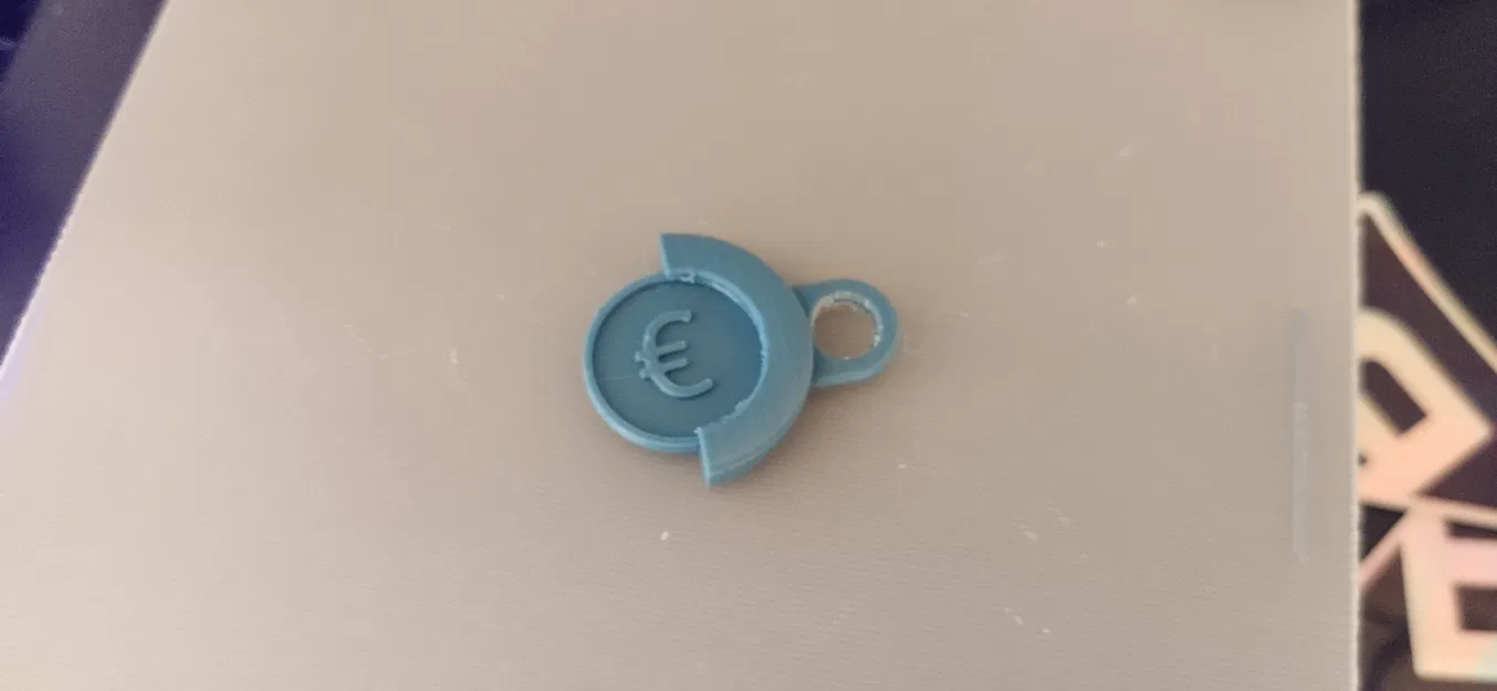 Shopping coin & clip / Einkaufschip – Đồng xu giỏ hàng kèm kẹp - Image 3