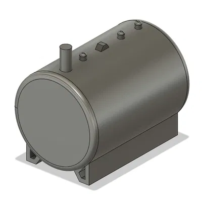 Mô Hình Thùng Nhiên Liệu 300 Gallon Tỷ Lệ 1:64
