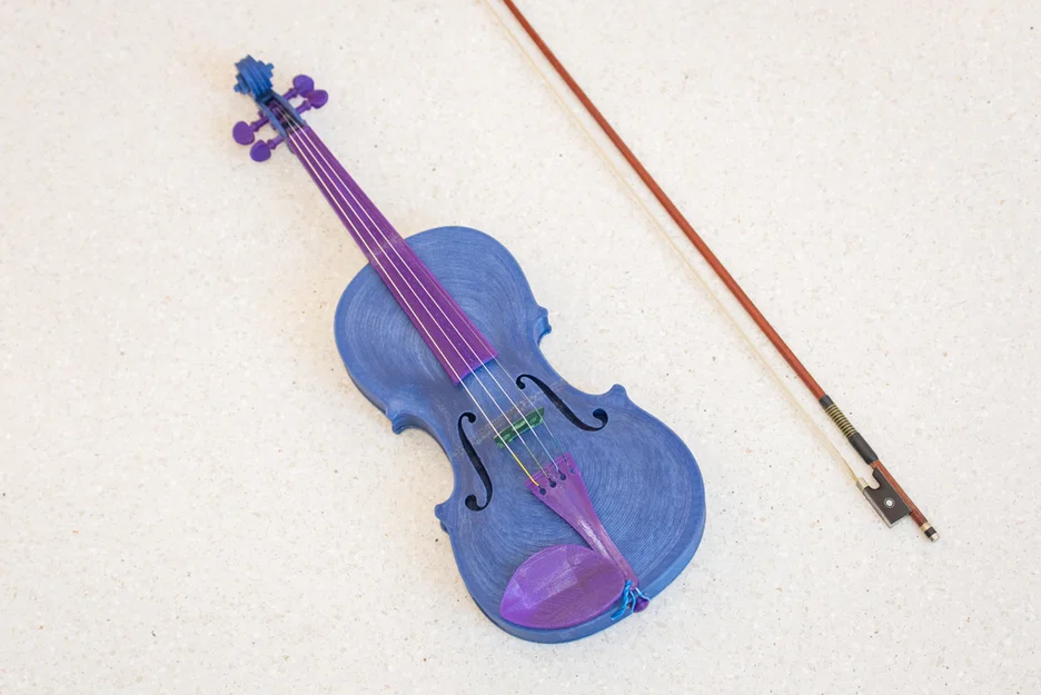 Violin Acoustic Cỡ Thật (Full Size Acoustic Violin) In 3D - Image 1