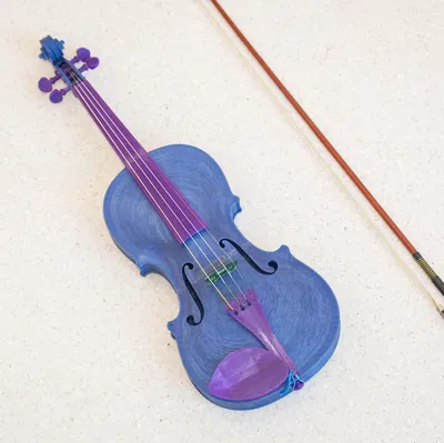 Violin Acoustic Cỡ Thật (Full Size Acoustic Violin) In 3D
